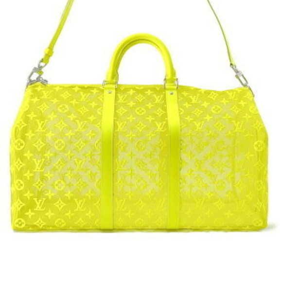 Louis Vuitton See Through Boston Bag Keepall Bandouliere Shoulder Bag - Picture 1 of 8
